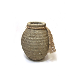 Wazon Dzban rustykalny z ozdobnym sznurem 25cm